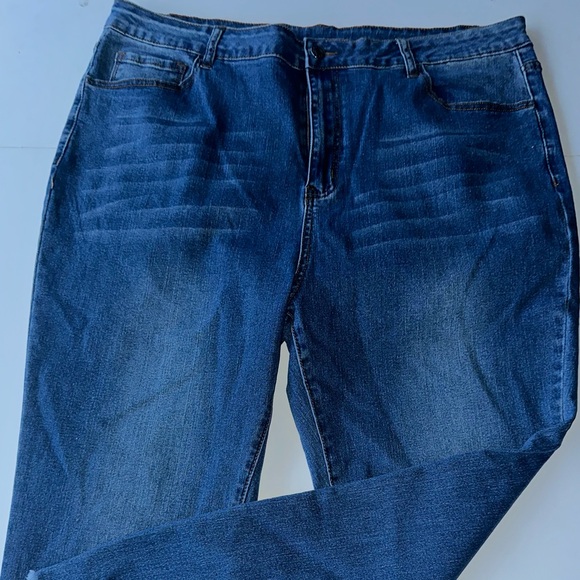SHEIN Dark Blue Skinny Jeans - Picture 1 of 5